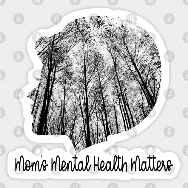 Mom's Mental Health Matters Sticker by Magic Moon